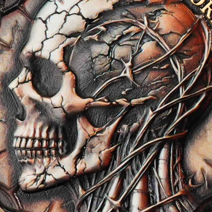 Memento Mori Coin Skull Challenge Coins