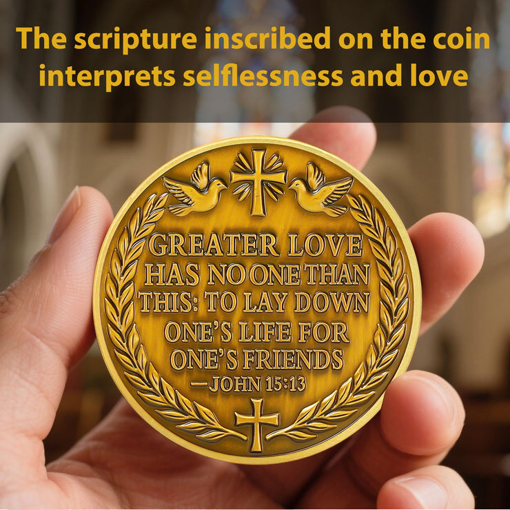 Sacred Heart of Jesus Christian Challenge Coin