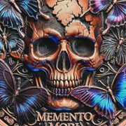 Tempus Fugit Inspirational Stoicism Memento Mori Coin Skull Challenge Coins