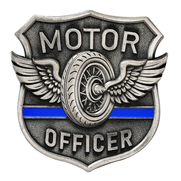 Unique Shape Motorcycle Police Challenge Coin
