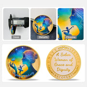 Elegance in Sobriety Coin for Women