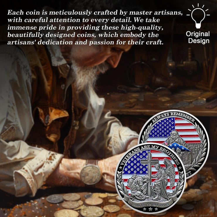 US Military Coins Veteran Challenge Coin