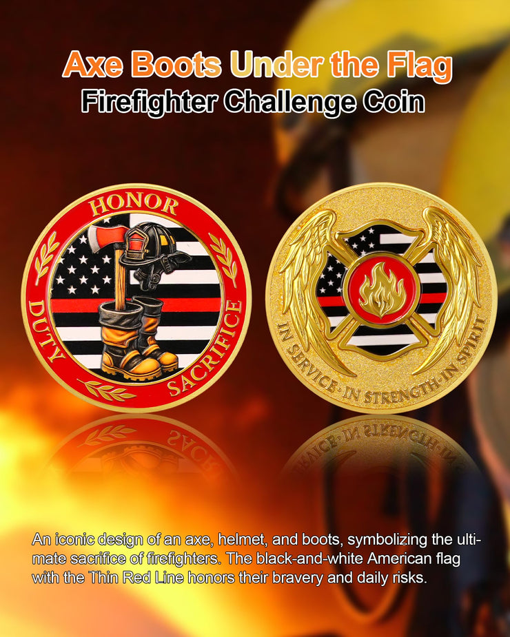 Firefighter Duty Honor Challenge Coin