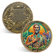 Sunlight Father Sobriety Coin