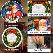 Santa Claus Snowman Christmas Commemorative Coin