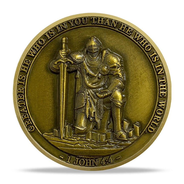 Knight Templar Christian Challenge Coin