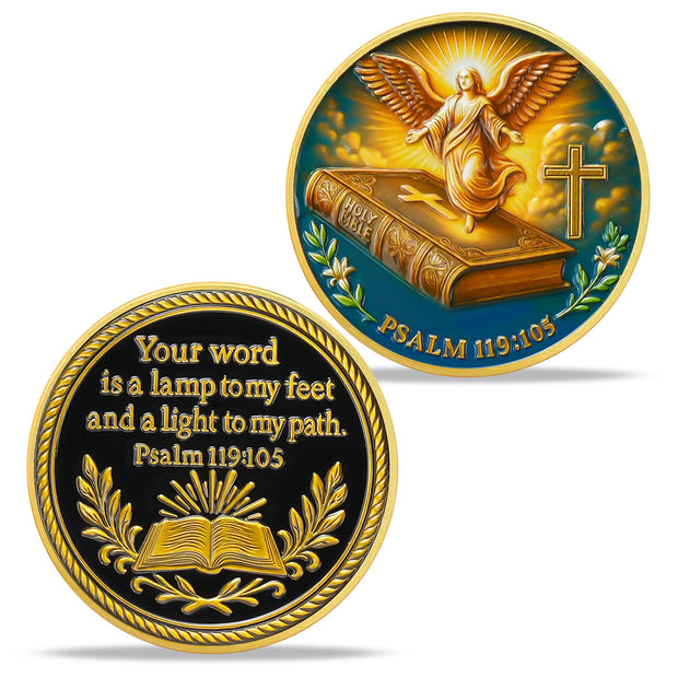 Bible Angel Religious Coin
