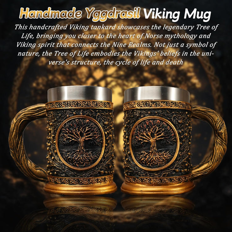 Original Handmade 20oz Medieval Celtic Pirate Viking Mug