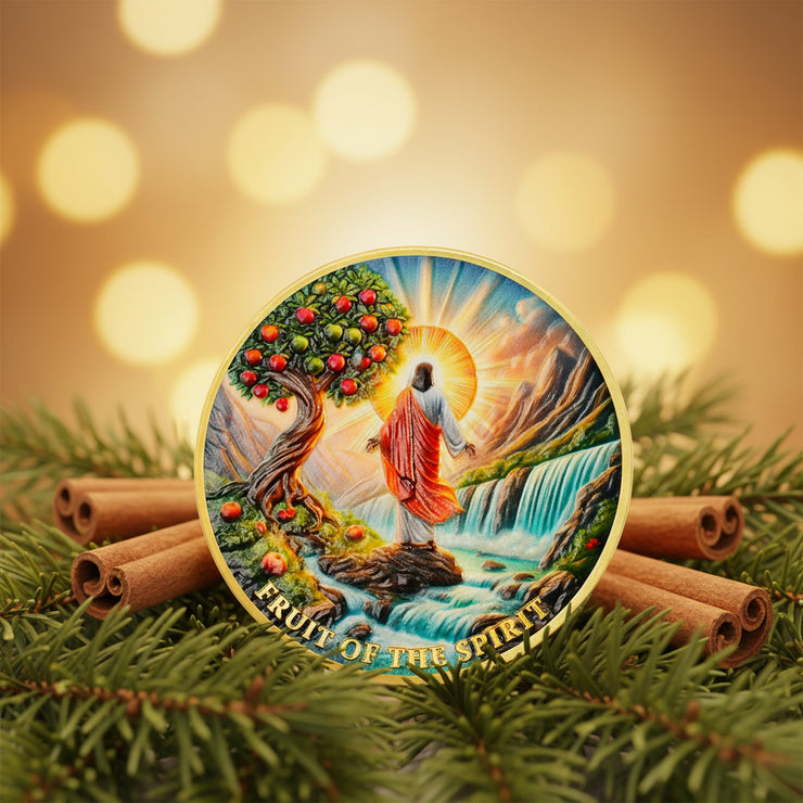 Fruit of The Spirit Christian Challenge Coin