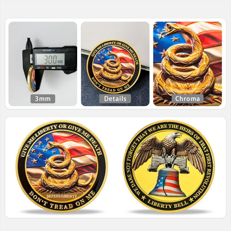 Patriotic Military Challenge Coin