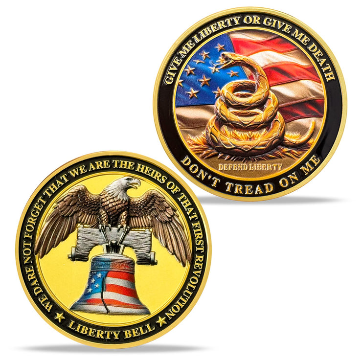 Patriotic Military Challenge Coin
