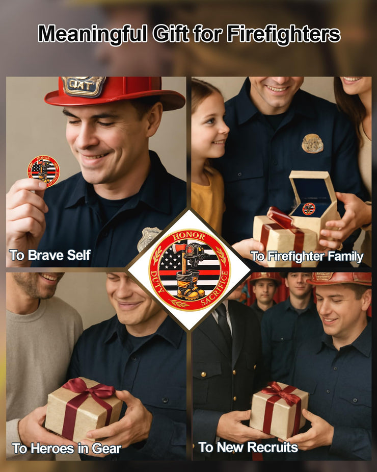 Firefighter Duty Honor Challenge Coin