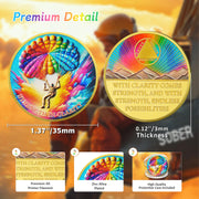 Breaking Limits Skydiving Sport Sobriety Coin