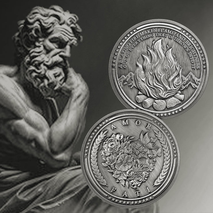 Amor Fati Coin Reminder Token Stoic Challenge Coin