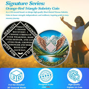 Wings of Freedom 1-10 Year Sobriety Coin