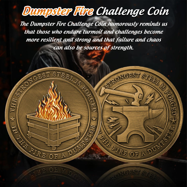 Dumpster Fire Challenge Coin