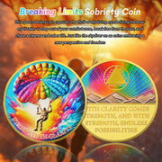 Breaking Limits Skydiving Sport Sobriety Coin
