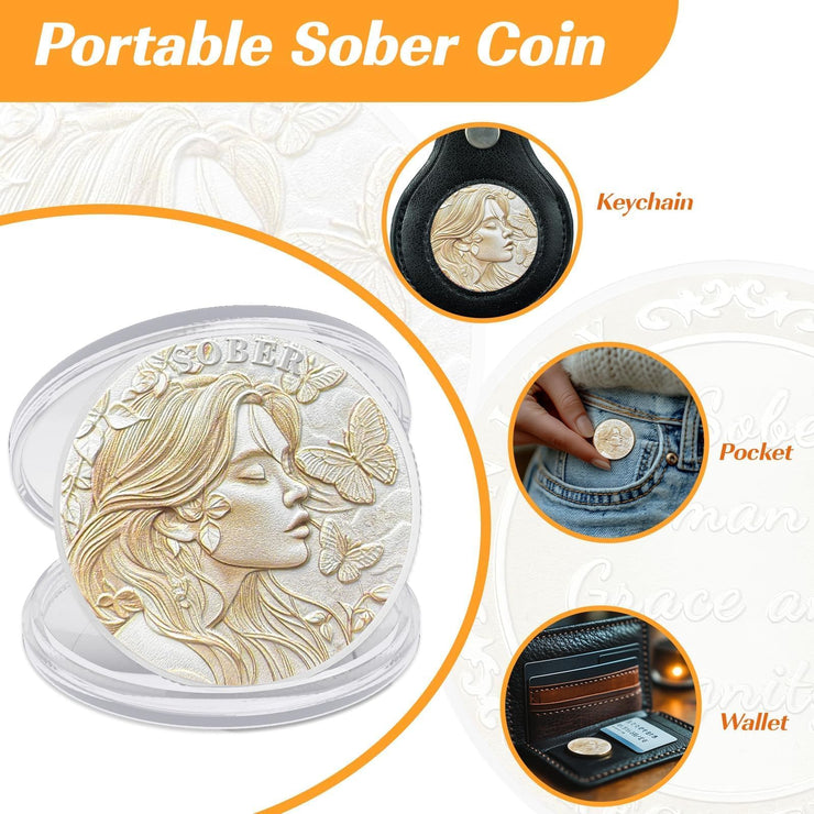 Sober Self Growth Sobriety Coin