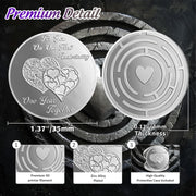 Happy First Anniversary Love Coin