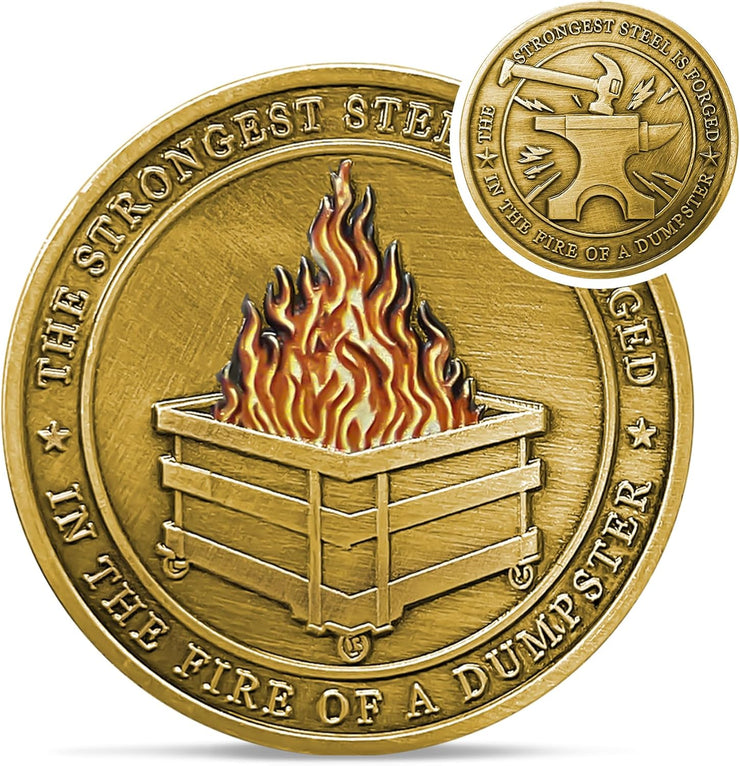 Dumpster Fire Challenge Coin