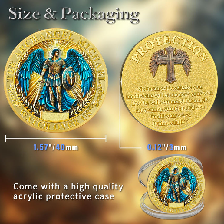 St Michael Coins Saint Michael Police Officers Prayer Coin