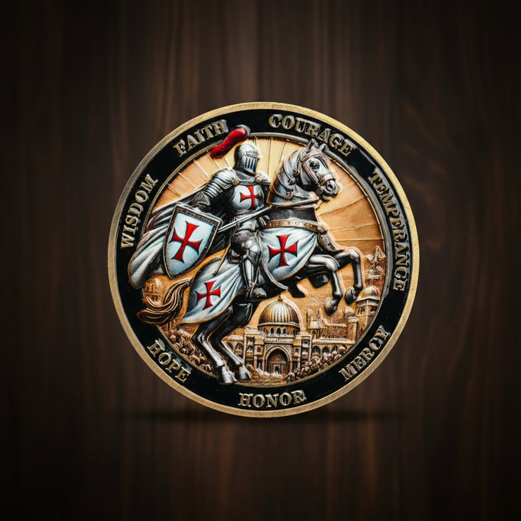 Knights Templar Challenge Coin