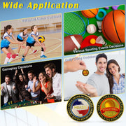 Heads and Tails Volleyball Flip Coin