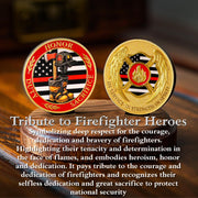 First Responder Firefighter Challenge Coin