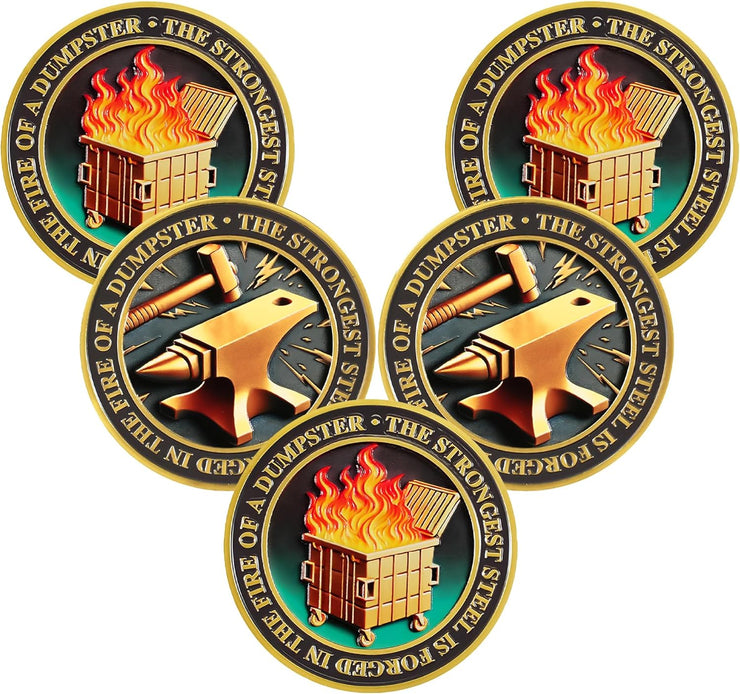 Original Dumpster Fire Challenge Coin