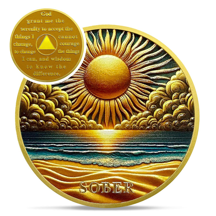 Gold Recovery Sunlight Reborn from Dark Sobriety Coin