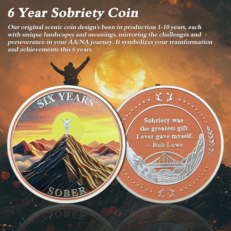 1-10 Years Celebrate Recovery Addicts Sobriety Coin