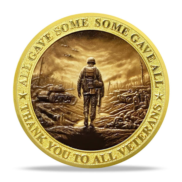 Thank You for Your Service Military Veterans Challenge Coin