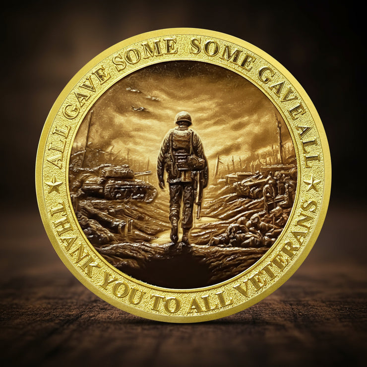 Thank You for Your Service Military Veterans Challenge Coin