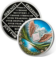 Wings of Freedom 1-10 Year Sobriety Coin