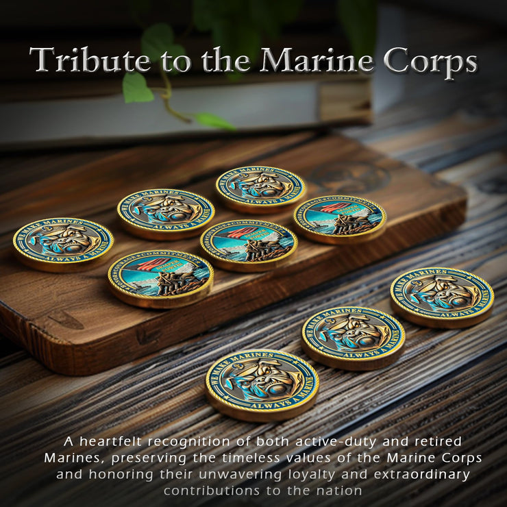 Bulldog Design US Marine Corps Graduation Token USMC Navy Veteran  Challenge Coin