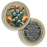 Lily of The Valley Sobriety Coins