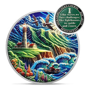 Lighthouse Wave Sobriety Coin