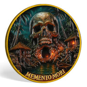 Memento Mori Challenge Coin Skull Cave & Hourglass Token with Life is Limited Make Every Day Count Pocket Coin