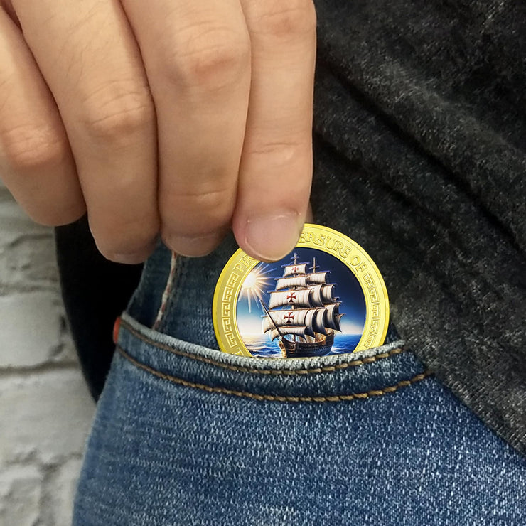 Legendary Treasure Pirates Challenge Coin