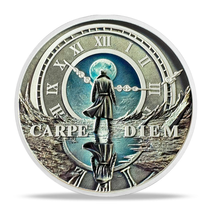 Time Traveler Overcoming Life's Challenge Coin