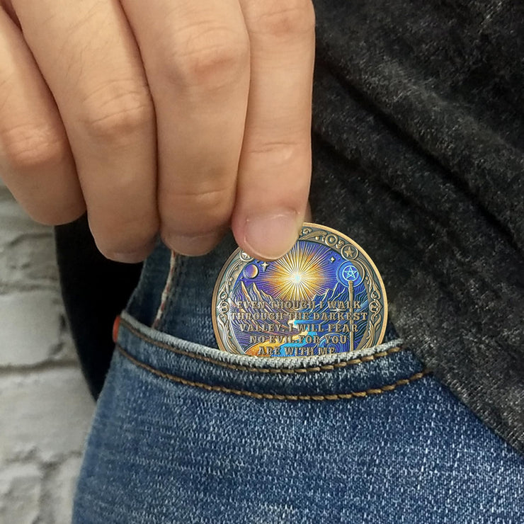 Sun and Moon Recovery Sobriety Coin