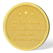 Sunflowers and Stars Father Challenge Coin