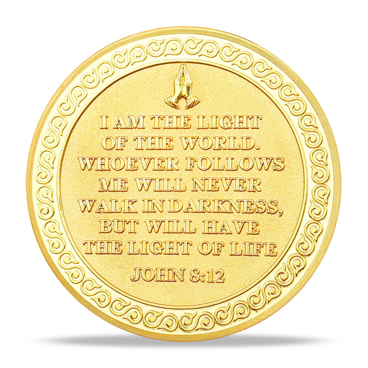 Jesus and Angels Divine Messenger Religious Coin