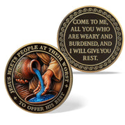 Jesus Meets People at Their Worst  Christian Jesus Grace Coin
