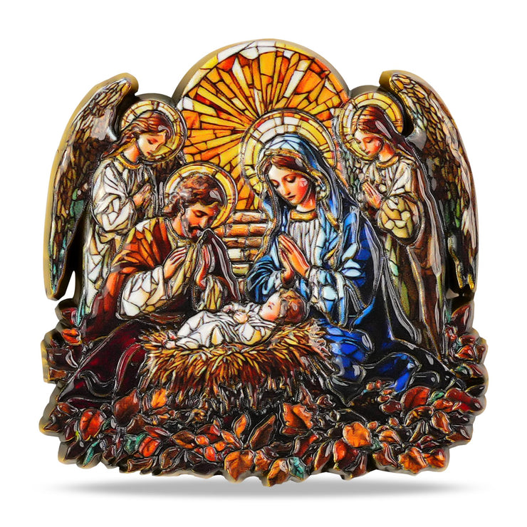 Nativity Scene Religious Coin: Gift & Inspire