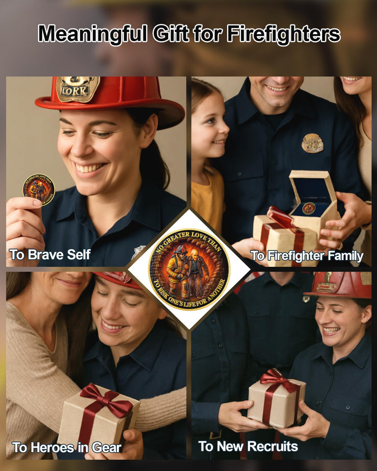 Firefighter Rescue Duty Honor Coin