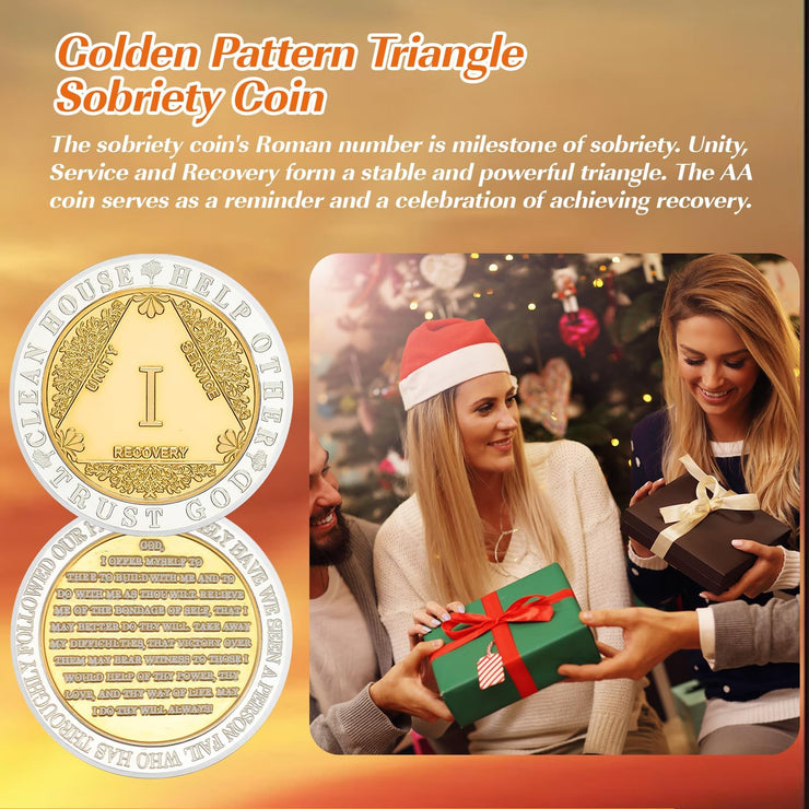 Recovery Golden Hope Sobriety Coin