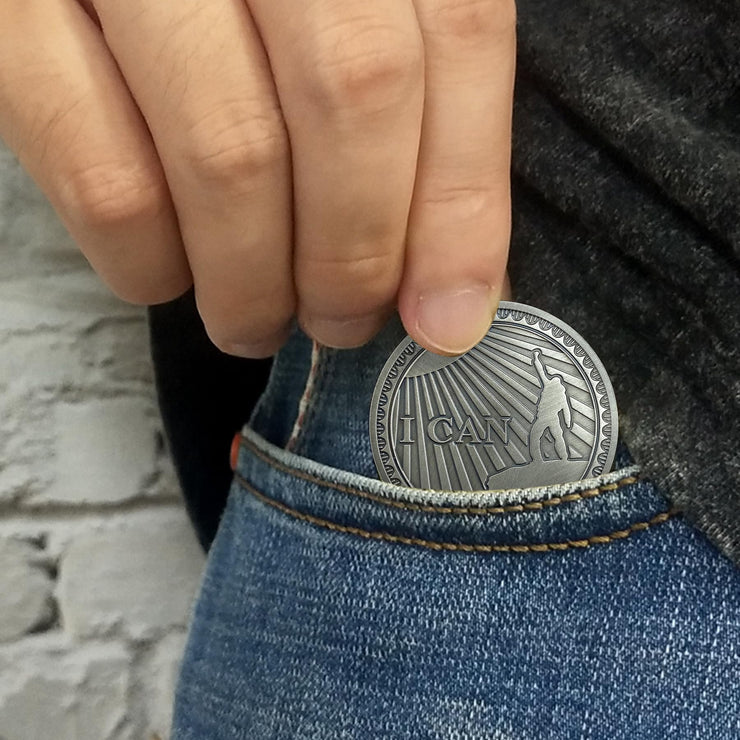 I Can Inspirational Challenge Coin