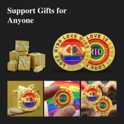 Love is Love Pride Coin Rainbow Pride LGBTQ  Coin