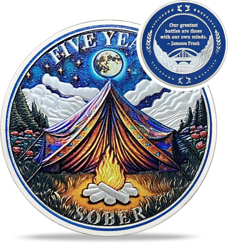 1-10 Years Celebrate Recovery Addicts Sobriety Coin